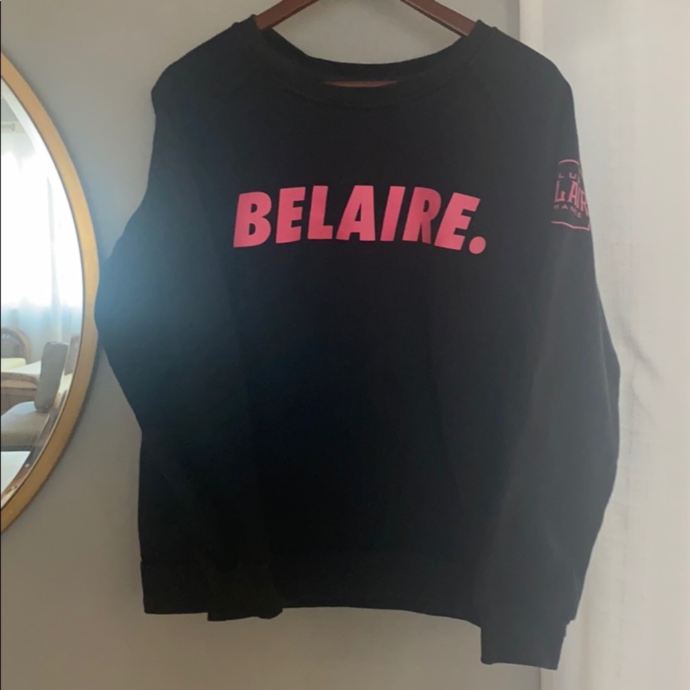 Belaire official sweatshirt. Size large.